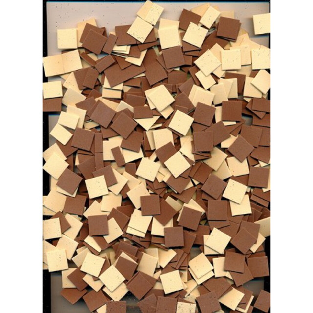 Jerusalem Stone Foam Shapes – 1100 Pack of Mosaic Craft Foam Pieces for Classroom & DIY Projects